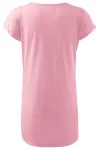 Dámské splývavé tričko/šaty, růžová