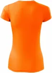 Dámské sportovní tričko, neonová oranžová