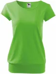 Dámské trendové tričko, jablkově zelená
