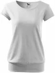 Dámské trendové tričko, bílá