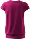 Dámské trendové tričko, fuchsia red