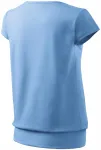 Dámské trendové tričko, nebeská modrá
