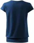 Dámské trendové tričko, půlnoční modrá