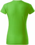 Dámské triko jednoduché, jablkově zelená