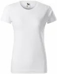 Dámské triko jednoduché, bílá
