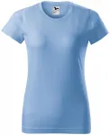 Dámské triko jednoduché, nebeská modrá