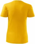 Dámské triko klasické, žlutá