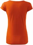 Dámské triko s velmi krátkým rukávem, oranžová
