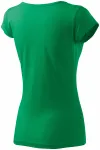 Dámské triko s velmi krátkým rukávem, trávově zelená
