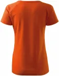 Dámské triko zúženě, raglánový rukáv, oranžová