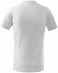 Dětské tričko jednoduché, bílá
