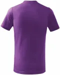Dětské tričko jednoduché, fialová