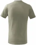 Dětské tričko jednoduché, svetlá khaki
