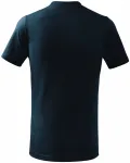 Dětské tričko jednoduché, tmavomodrá
