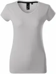 Exkluzivní dámské tričko, stříbrná šedá