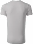 Exkluzivní pánské tričko, stříbrná šedá