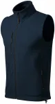 Fleecová vesta kontrastní, tmavomodrá