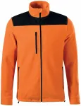 Hřejivá unisex fleecová bunda, oranžová