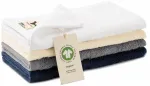 Malý ručník z organické bavlny, starostříbrná