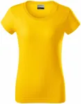 Odolné dámské tričko tlustší, žlutá