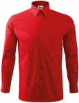 Pánská košile s dlouhým rukávem, červená