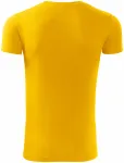 Pánské módní tričko, žlutá