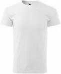 Pánské triko jednoduché, bílá