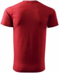 Pánské triko jednoduché, červená