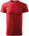 Pánské triko jednoduché, červená