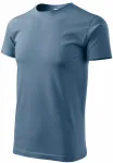 Pánské triko jednoduché, denim