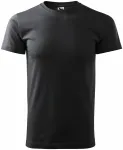 Pánské triko jednoduché, ebony gray