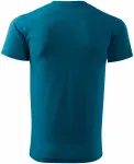 Pánské triko jednoduché, petrol blue