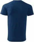 Pánské triko jednoduché, půlnoční modrá