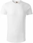 Pánské triko, organická bavlna, bílá