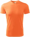 Sportovní tričko pro děti, neonová mandarinková