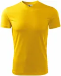 Sportovní tričko pro děti, žlutá