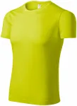 Sportovní tričko unisex, neonová žlutá
