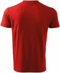 Tričko s krátkým rukávem, středně hrubé, červená