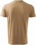 Tričko s krátkým rukávem, středně hrubé, písková