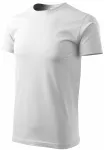 Tričko vyšší gramáže unisex, bílá Tričko vyšší gramáže unisex, bílá