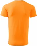 Tričko vyšší gramáže unisex, mandarinková oranžová